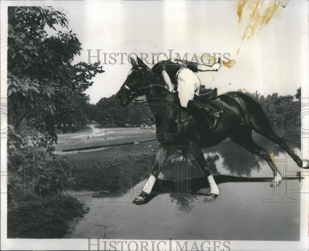 1958 Press Photo Storied Playground Oak Brook Chicago