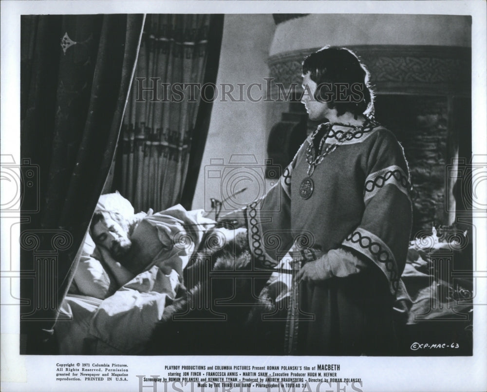 1972 Press Photo Macbeth Duncan Kill Hesitate