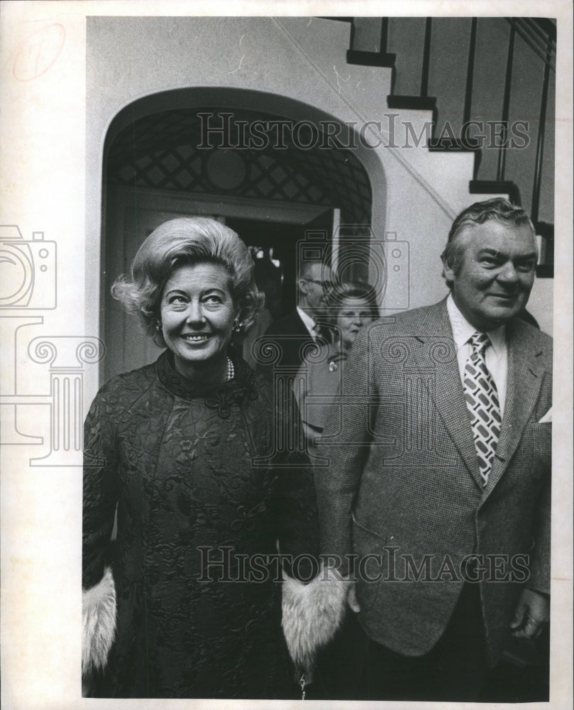 1972 Press Photo Mr. and Mrs. Aflred Fisher III