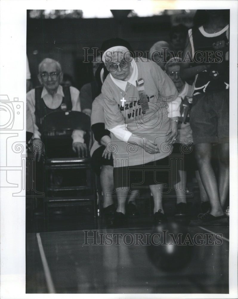 1991 Press Photo Sister Miranda Paulski Nazarethvitte