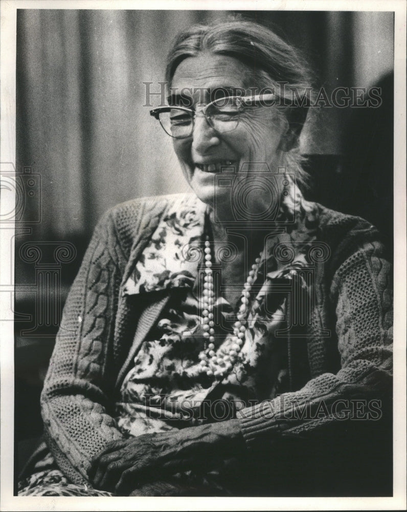 1985 Press Photo Gladys Hoaglund a resident at the Meth