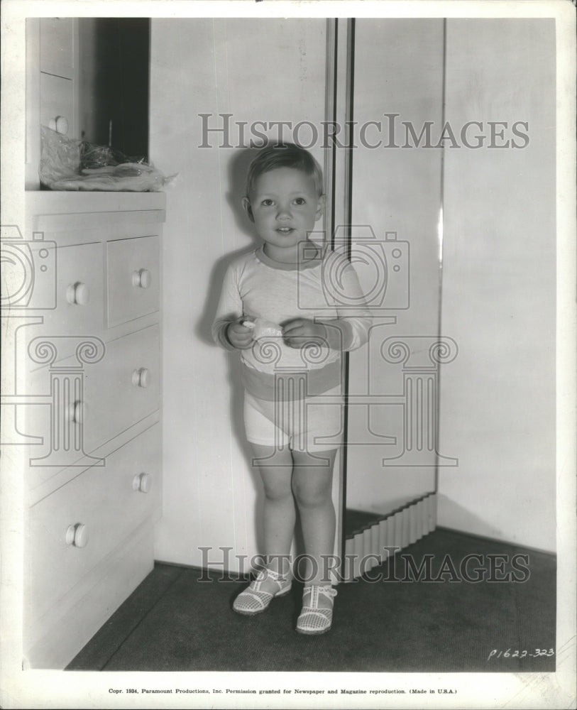 1935 Press Photo Baby LeRoy, Paramount&#39;s youngest star