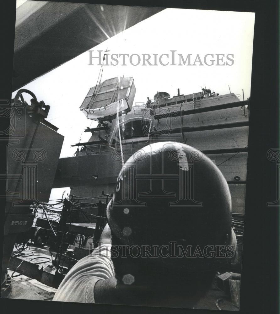 1982 Press Photo radar antennes