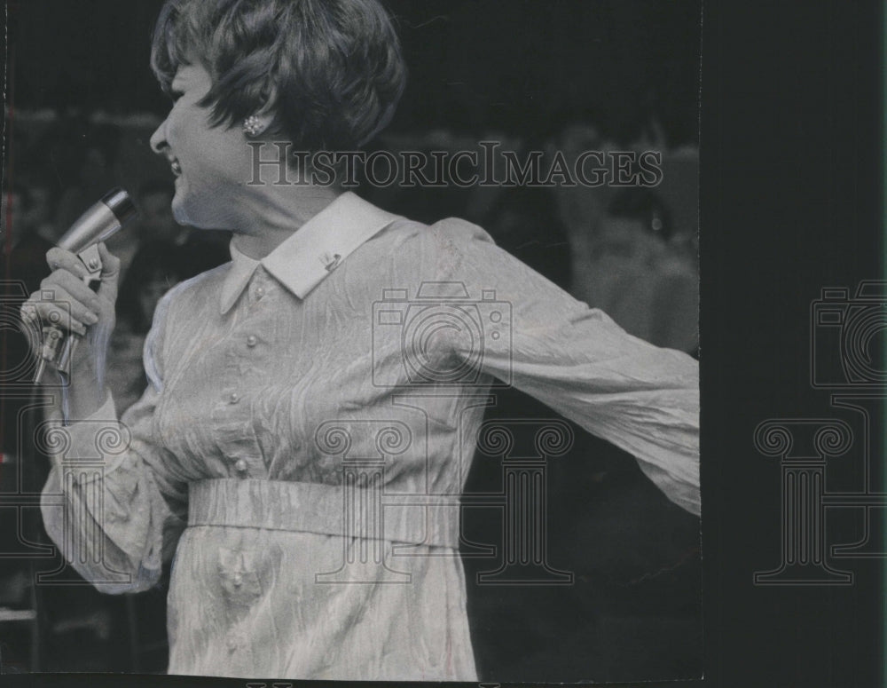 1968 Press Photo Marilyn Maye Singer Stage Actress