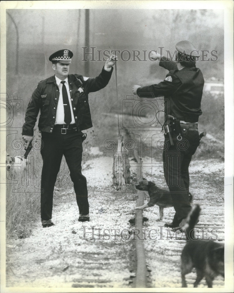 1981 Press Photo Hunting Rabbits