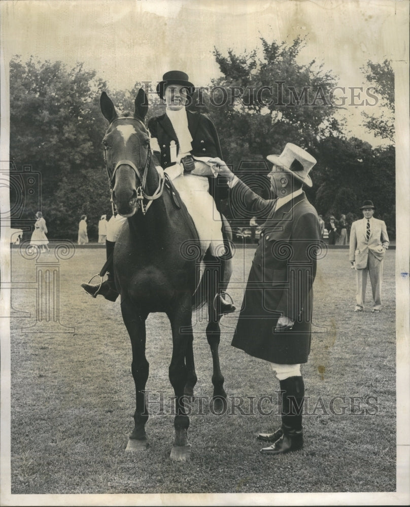 1959 Press Photo Helga Laufenstein (Equestrian)