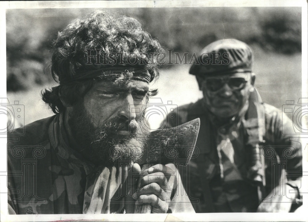 1985 Press Photo Christian Patriots Defense League