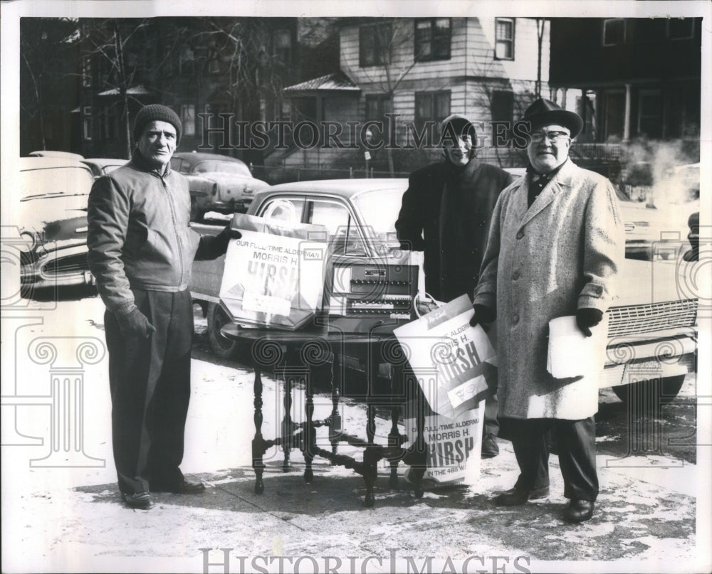 1963 Press Photo Voting Machine