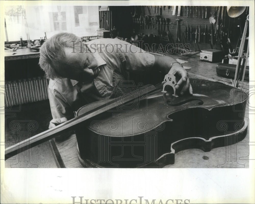 1983 Press Photo gunther fritz reutr violin gold medal