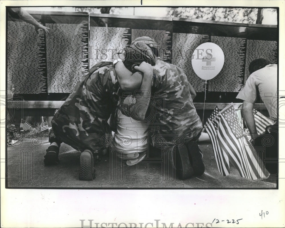 1986 Press Photo Viet Vet Parade