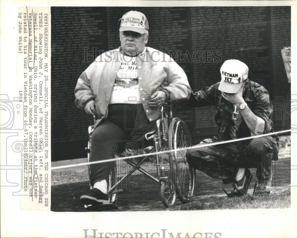 1984 Press Photo Vietnam Veterans Memorial Rockey