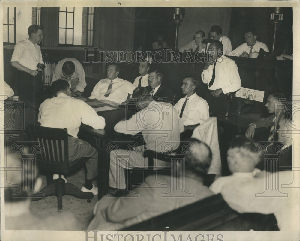 1937 Press Photo South Chicago Riot