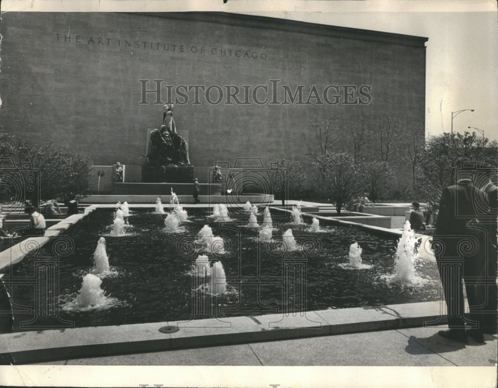 1966 Press Photo Art Institute Fine Museum World