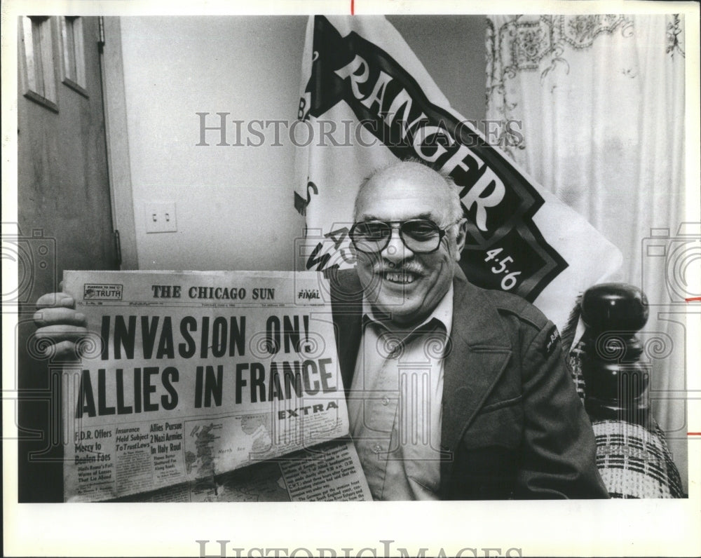 1984 Press Photo John Hanlon Invasion Survivor