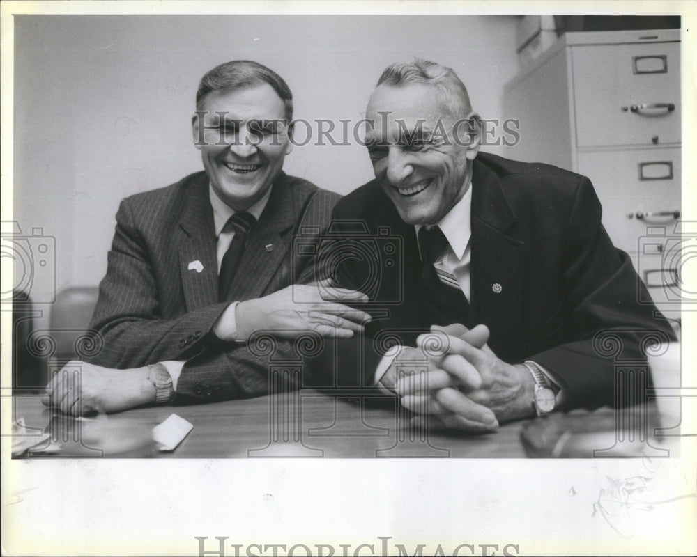 1986 Press Photo Alcksandr Olshankii Charles Forrester