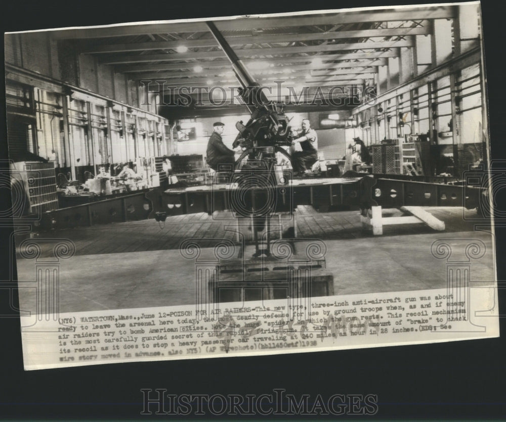 1938 Press Photo Poison Raiders Air Today Three Inch