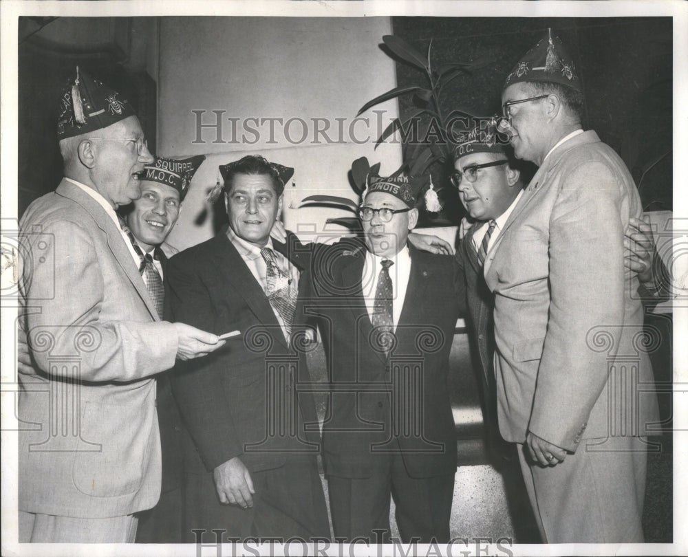 1958 Press Photo Administration Meeting VFW Kansas