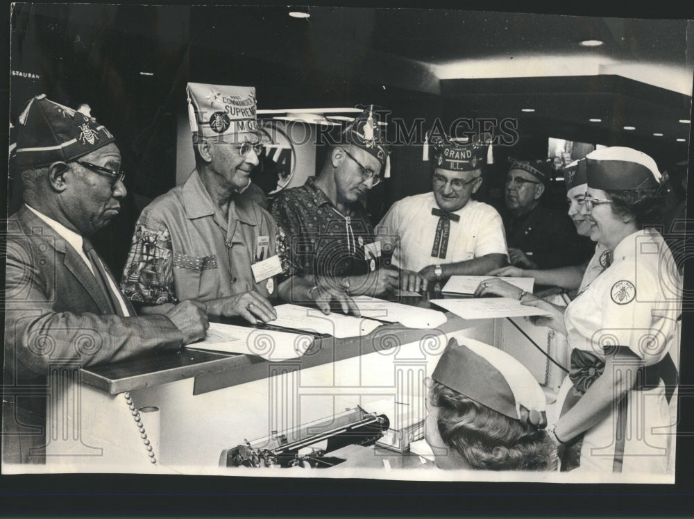 1965 Press Photo Veteran Foreign War United States