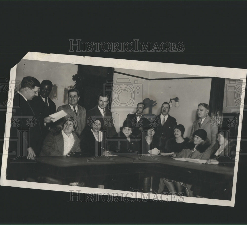 1939 Press Photo Unemployment Michigan Relief