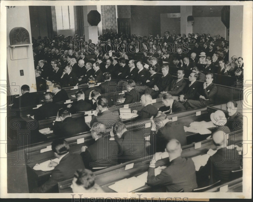 1933 Press Photo World Economic Conference London