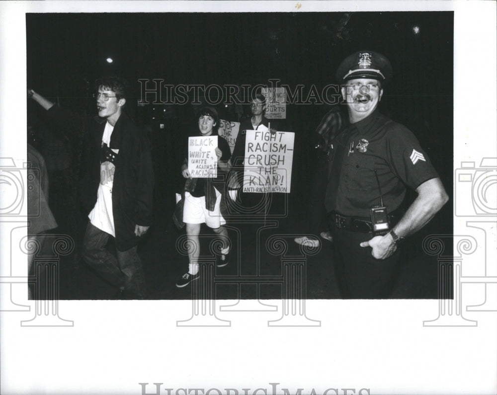 1990 Press Photo Inspector Dowling