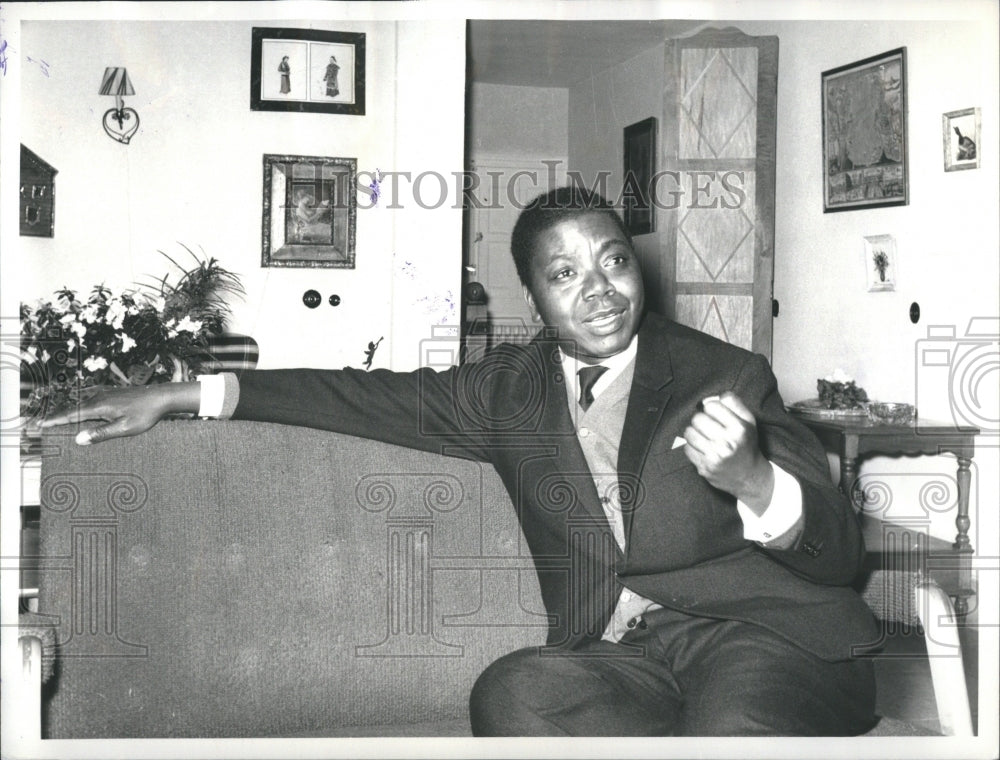 Press Photo Moise Kapenda Tshombe