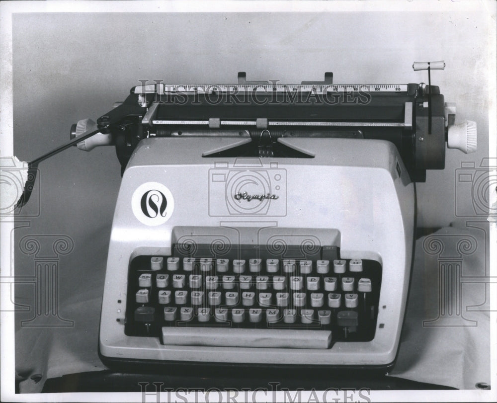 1969 Typewriter Medium Paper Keys Character-Historic Images