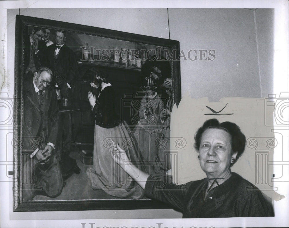 1958 Press Photo Mrs Glenn G HaysWomens Christian Tempe