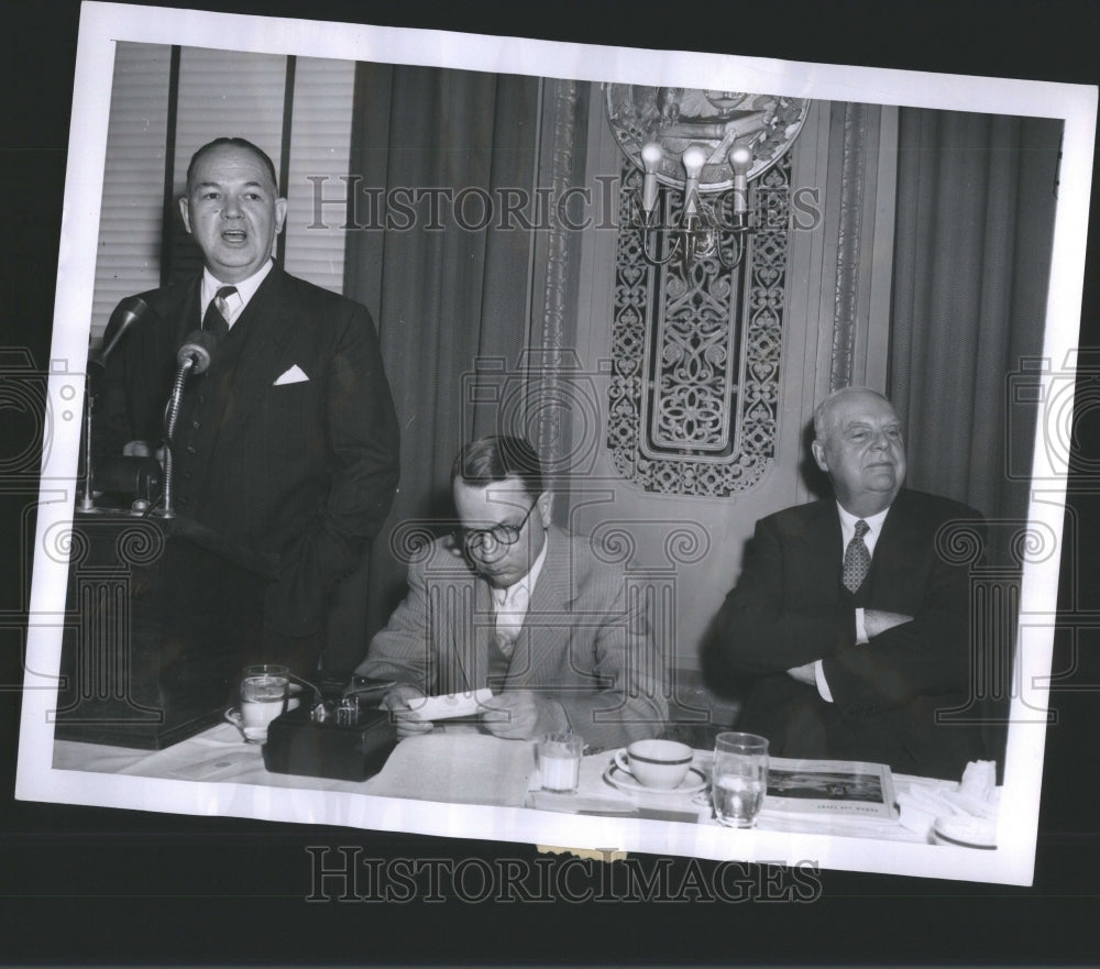 1955 Press Photo Edgar H. Dixon