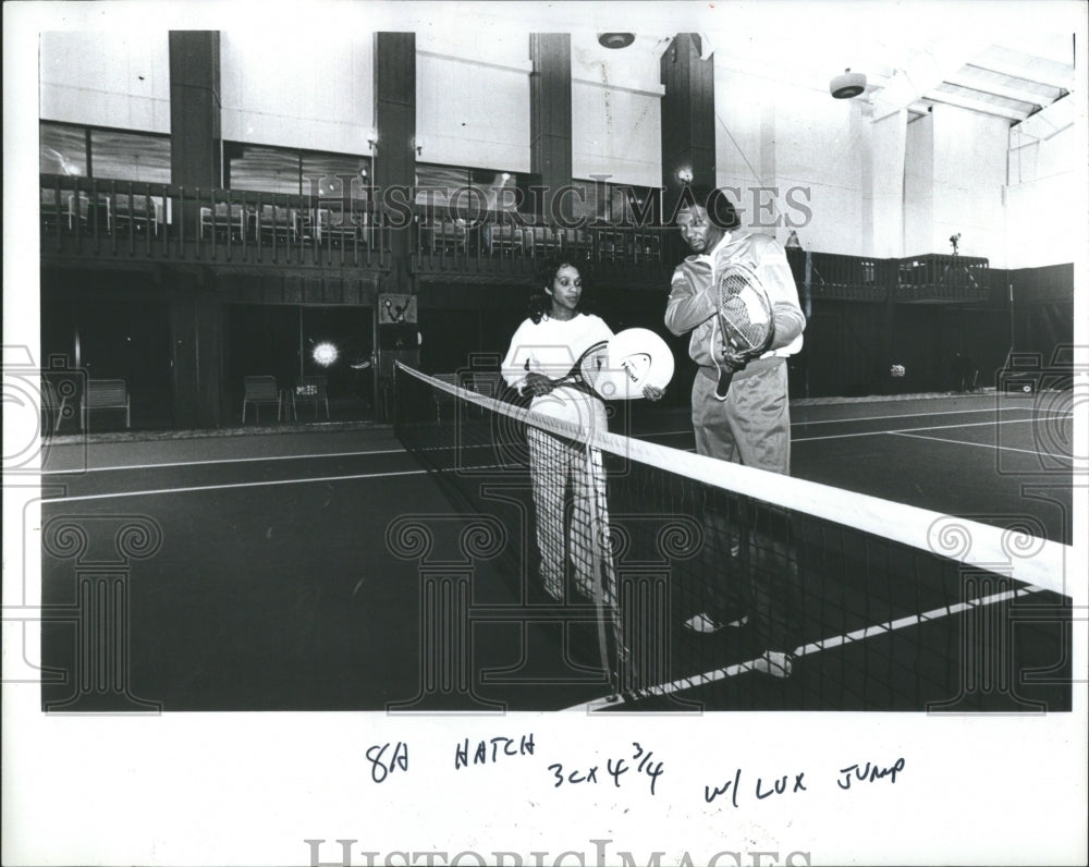 1982 Press Photo Mr Mrs Amy Elbert Hatchett Game Ground