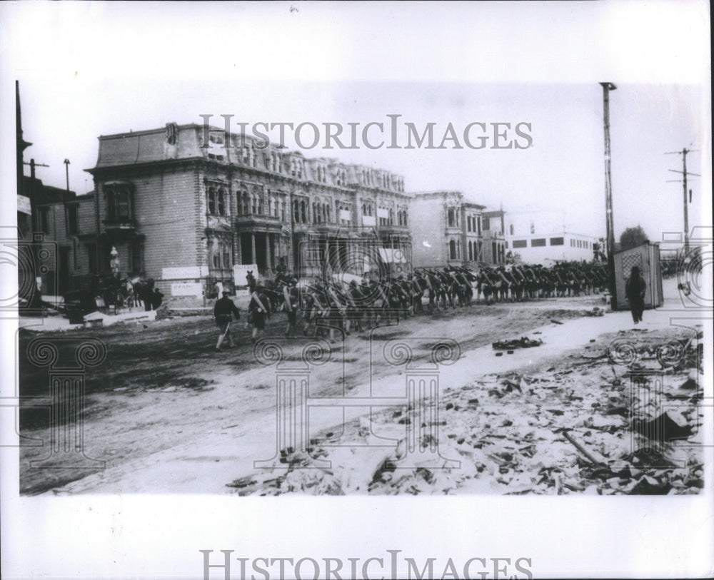 1956 Press Photo Earthquake Crust Seismic Wave Release