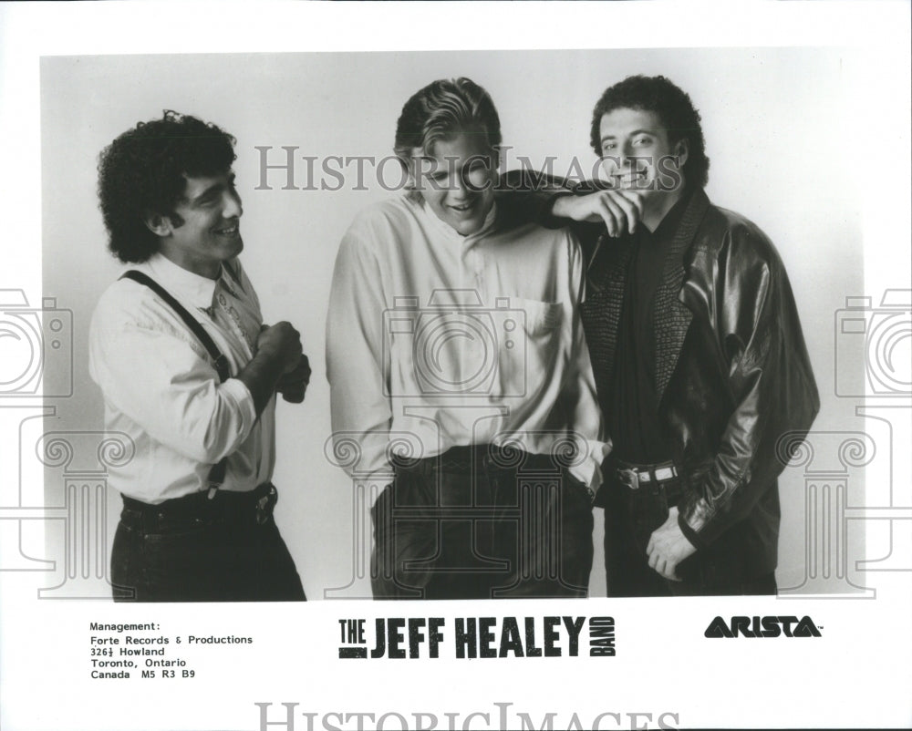 1988 Press Photo Norman Jeffrey Jeff Healey Guitarist