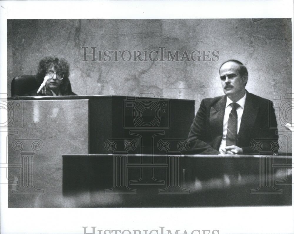 1991 Press Photo Robert J Heffernan troy Athens Trail