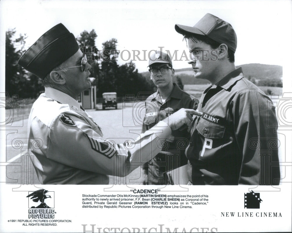 1991 Press Photo Martin Sheen Actor