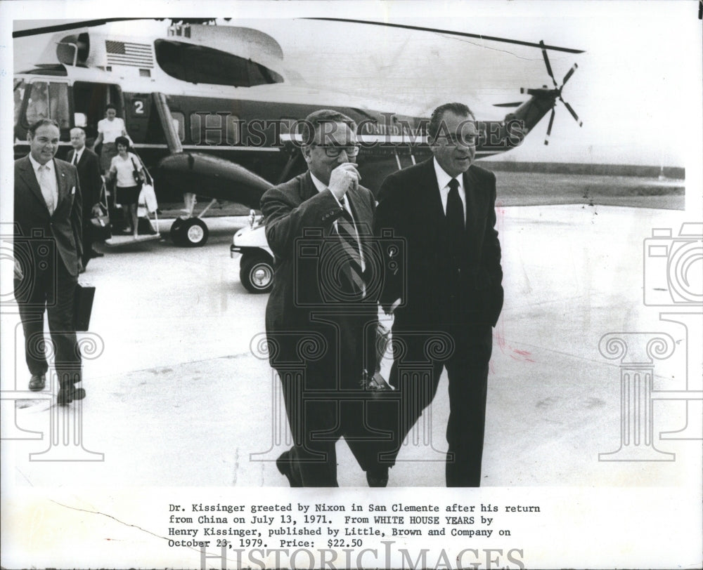 1979 Press Photo Richard Milhous Nixon