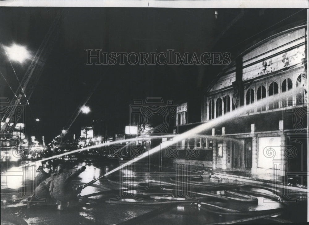 1972 Press Photo Old Gunyon s Paradise Balllroom Fire