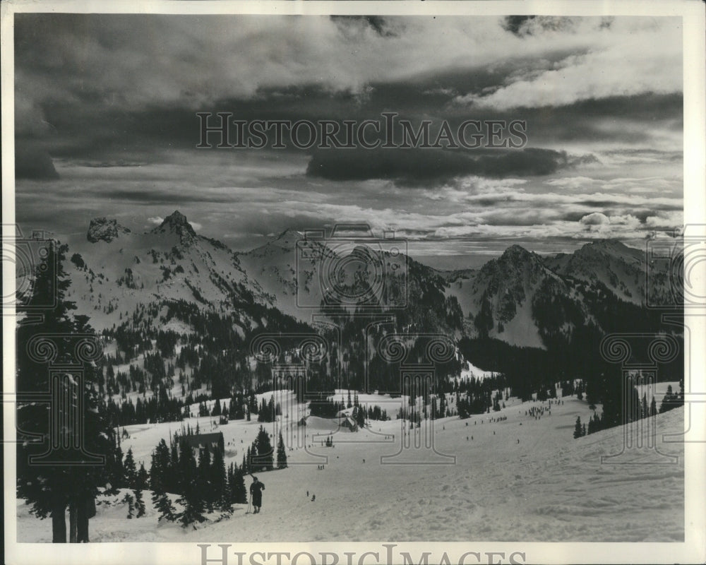 1971 Press Photo Mount Rainier National Park