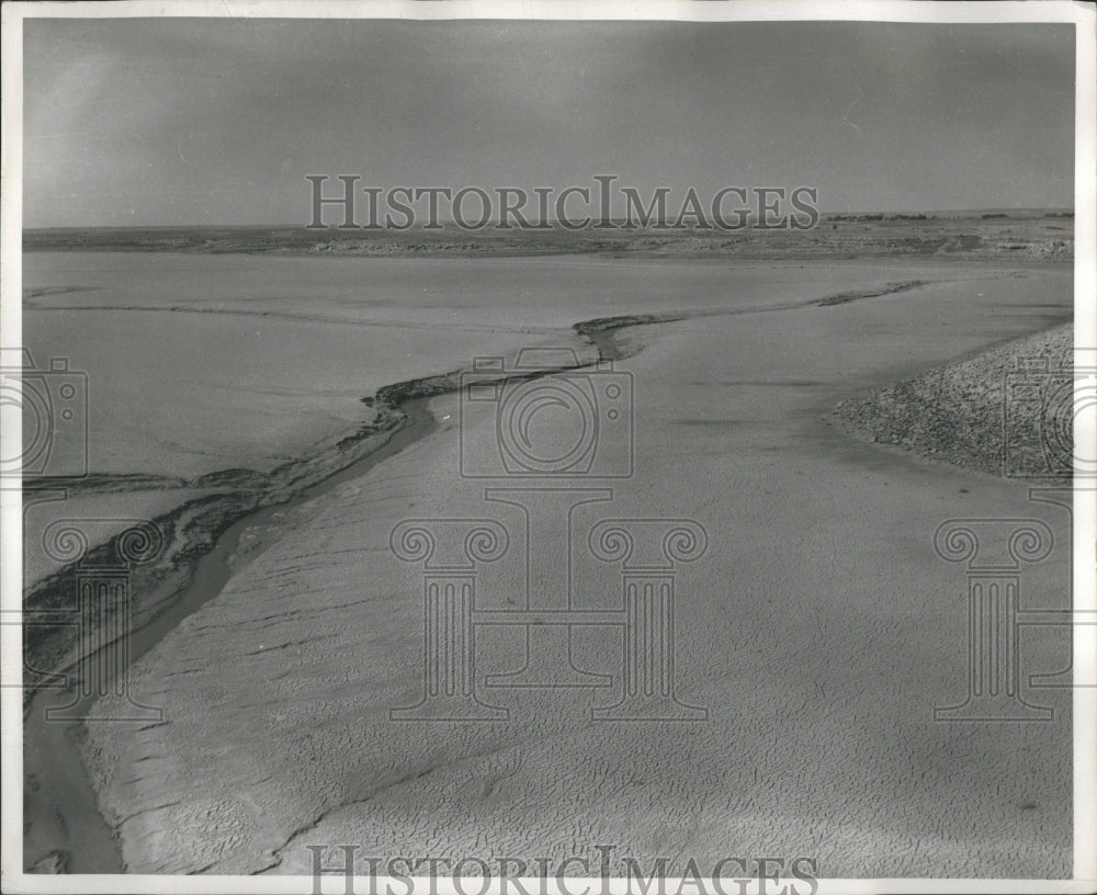 1956 Press Photo Lake Martin Shoreline County Elmore