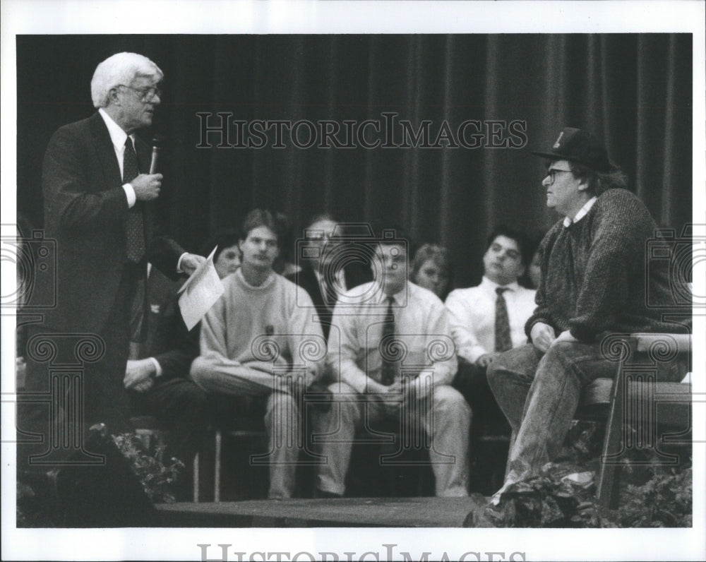 1989 Press Photo Phill Donahue Writer Producer