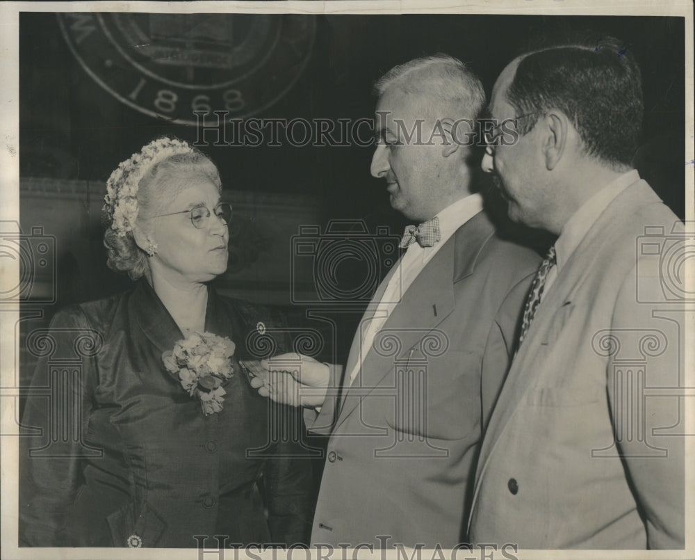 1952 Press Photo Dtroit teachers