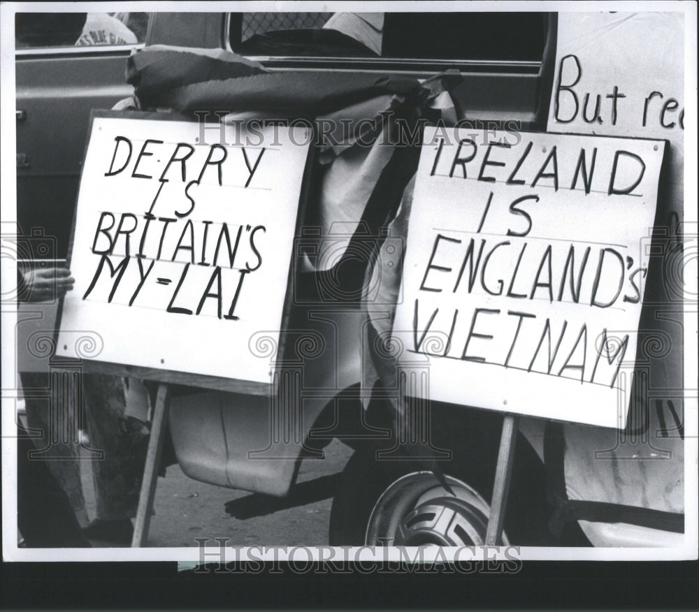 1972 Press Photo St. Patrick&#39;s Day Parade.