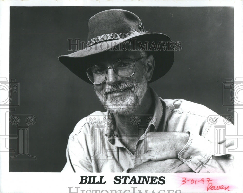 1997 Press Photo Folk Singer Bill Staines