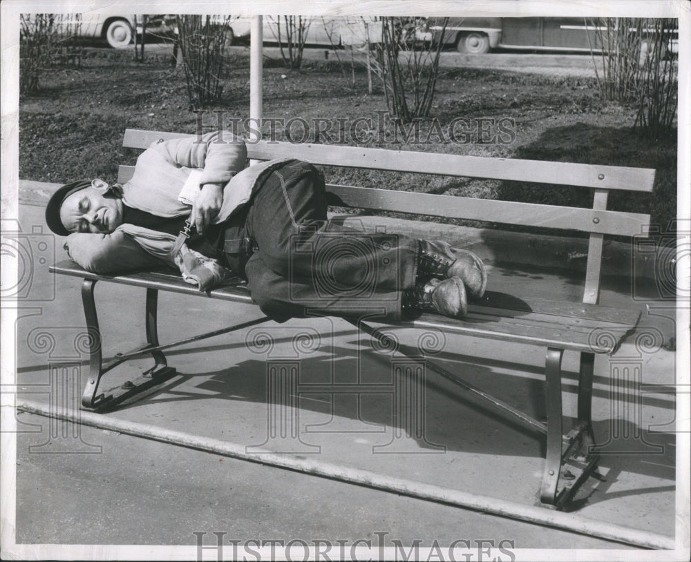 1955 Press Photo Spring One Four Season Transition