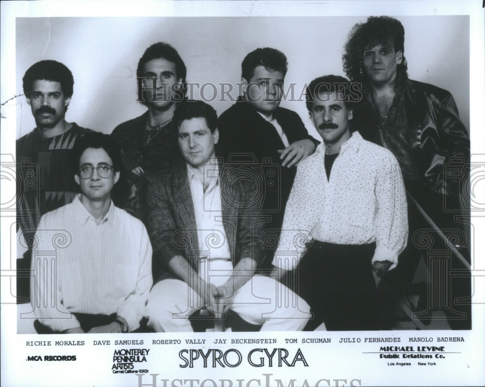 1987 Press Photo Spyro Gyra American Jazz Fusion USA