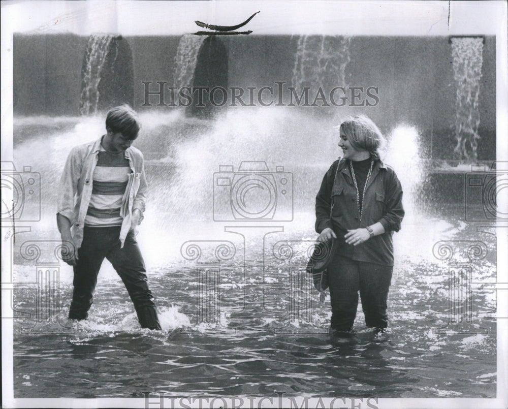 1968 Press Photo Western America Northern Hemispher