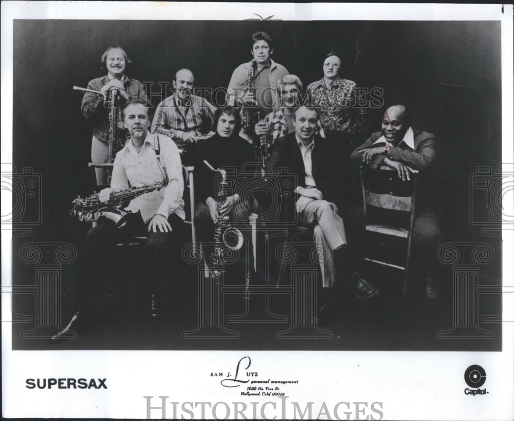 1974 Press Photo Supersax Charlie Parker Tribute Band