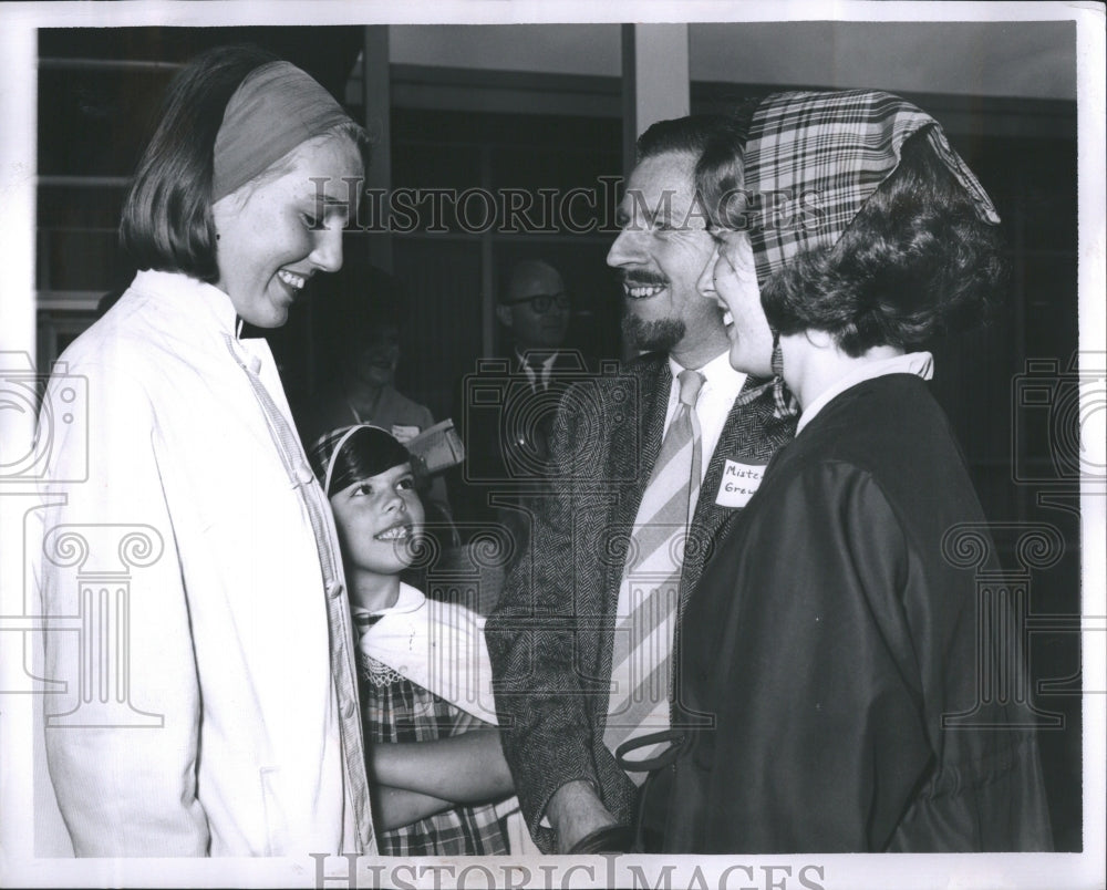 1965 Press Photo French Foreign exchange student