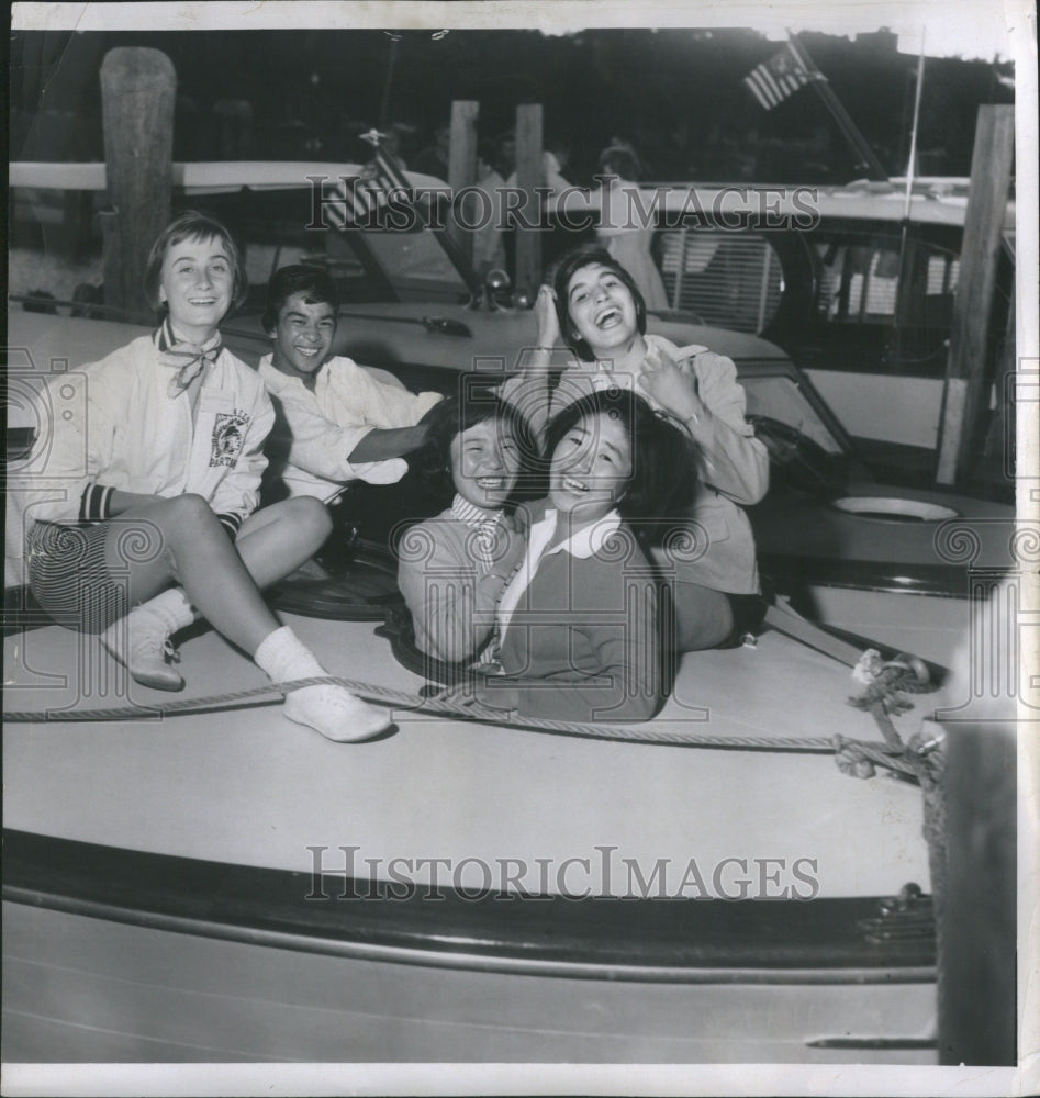 1957 Press Photo Student Term English Pupil Age