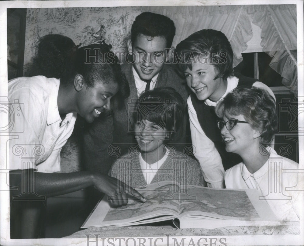 1963 Press Photo Student Learner Educational Age Nation