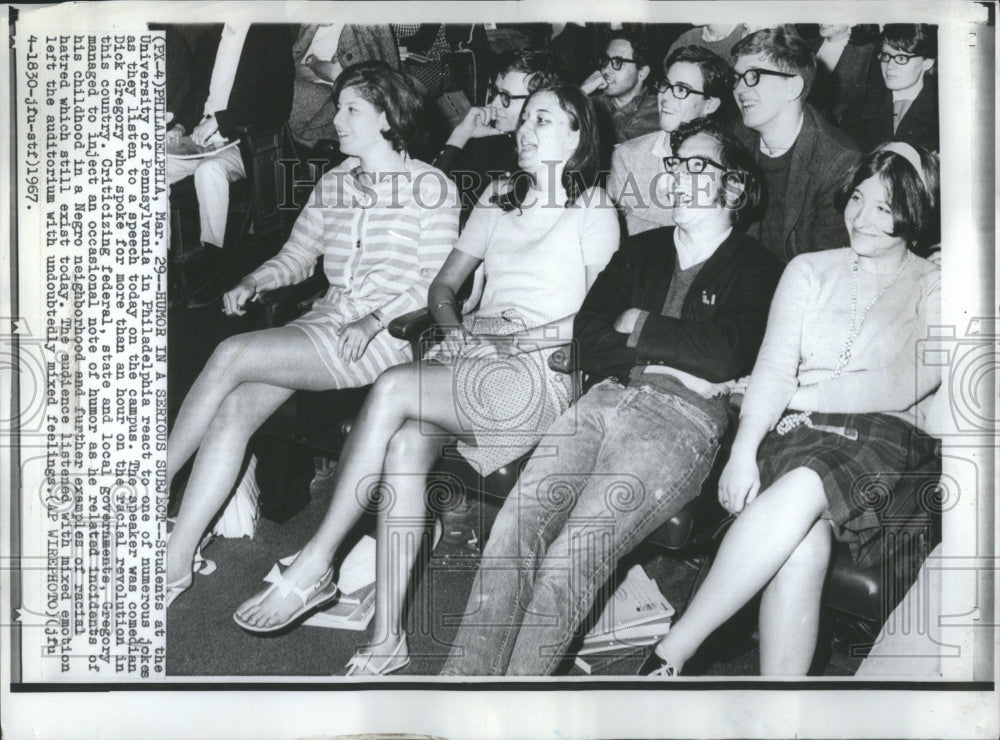 1967 Press Photo Student Learner Institution English